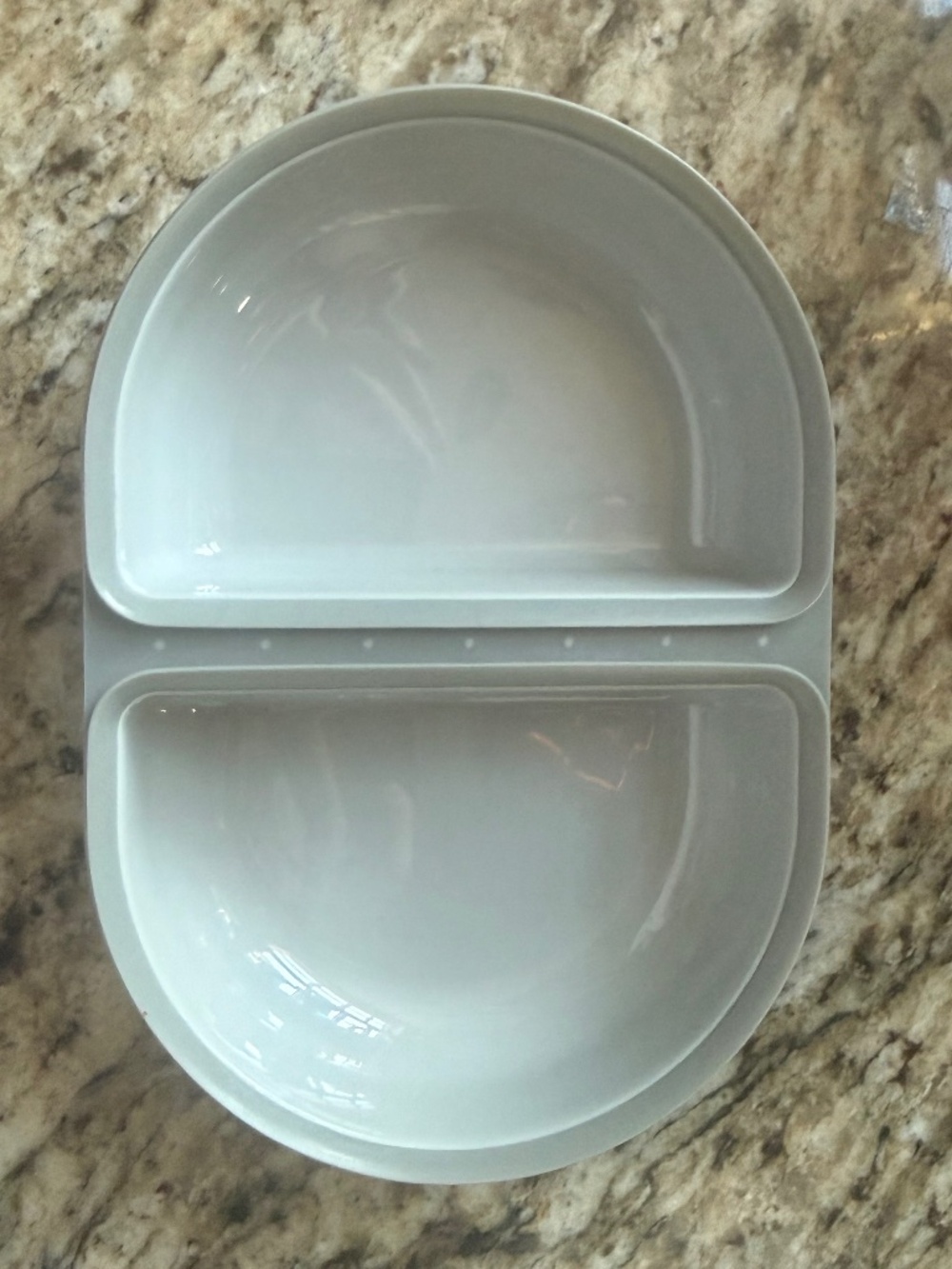 New Sure Feed Split Bowl - Grey